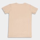 Boys Cotton T-Shirt, Beige, small image number null