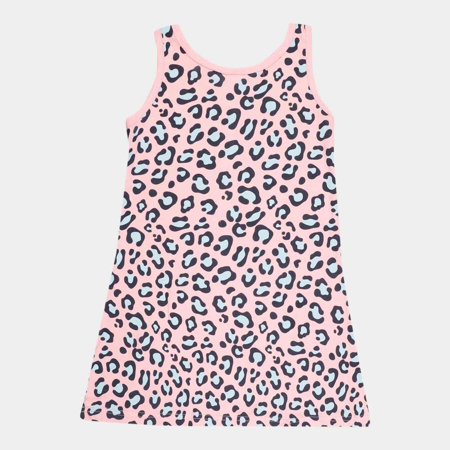 Printed Frock, Pink, large image number null