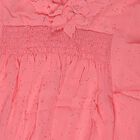 Girls' Pink Round Neck Graphic Printed T-Shirt, Pink, small