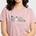 Women's Lilac Cotton Round Neck Regular T-Shirt, Lilac, small