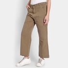 Ladies' 100% Cotton Trousers, Olive, small image number null
