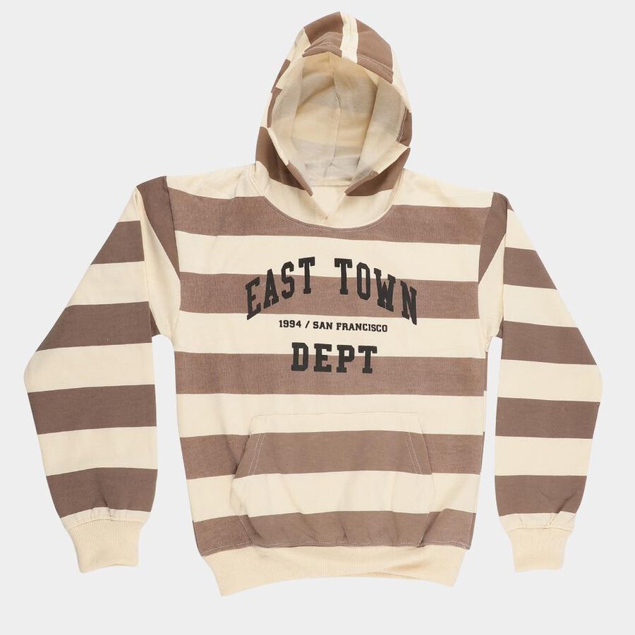 Boys' Sweatshirt, गहरा पीला, large image number null