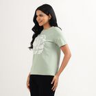 Ladies' Round Neck T-Shirt, Light Green, small image number null