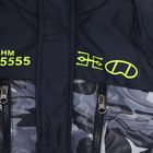 Boys' Dark Navy Hooded Casual Jacket, मध्यम नीला, small image number null