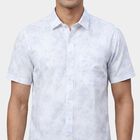 Men's Light Blue Cotton Classic Collar Casual Shirt, हल्का नीला, small