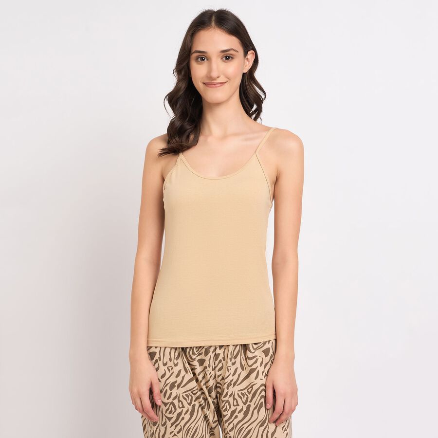 Ladies' 100% Cotton Slips, गहरा पीला, large image number null