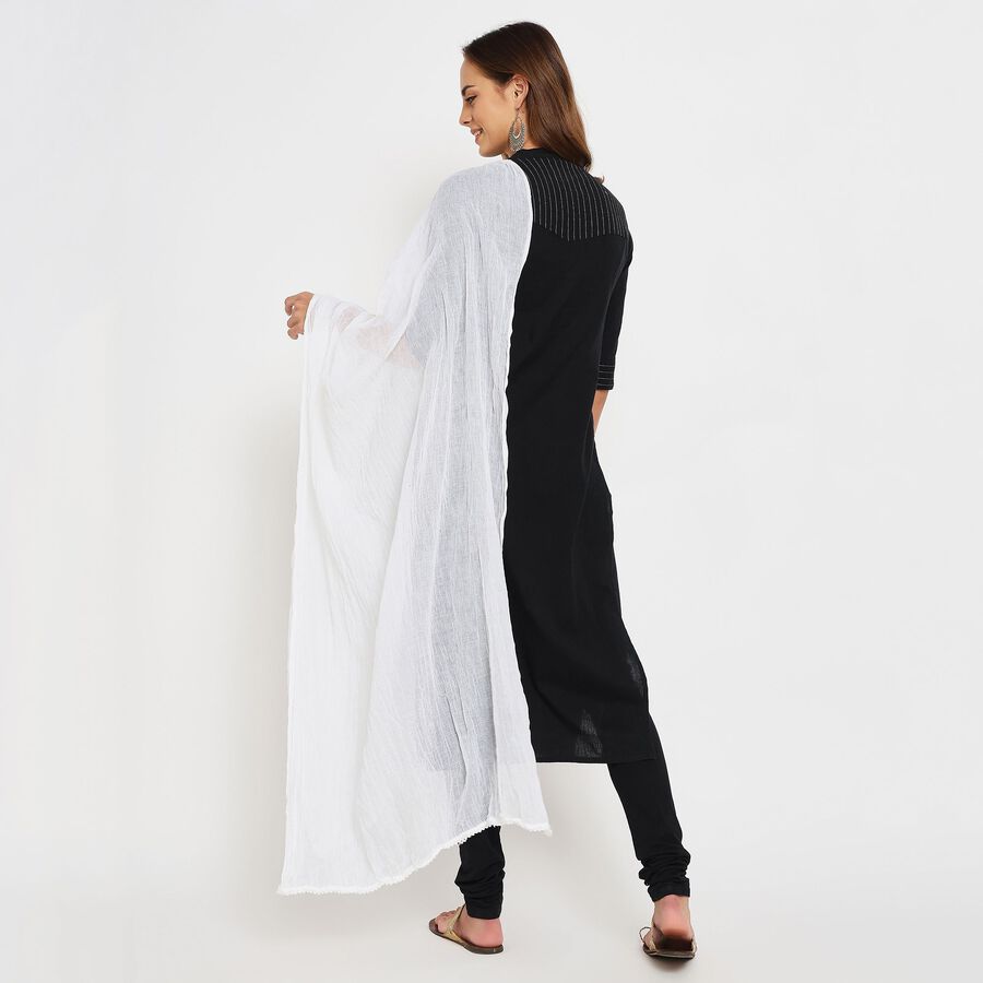 Ladies' Dupatta , White, large image number null