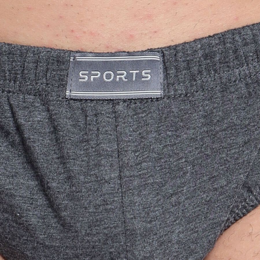 Solid Brief, Charcoal, large