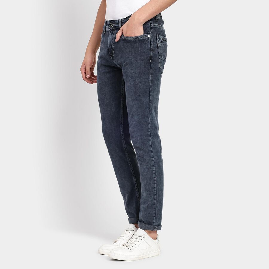 Men's Slim Fit Jeans, Dark Grey, large