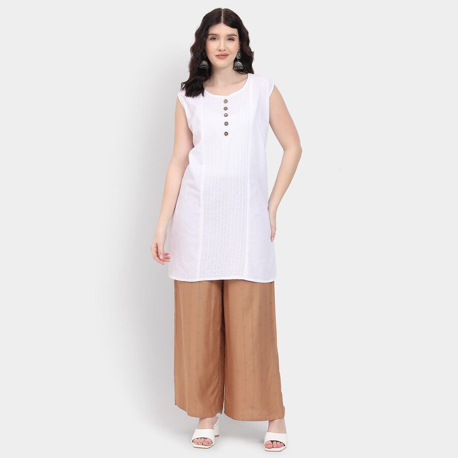 Ladies' Palazzos, गहरा पीला, large image number null