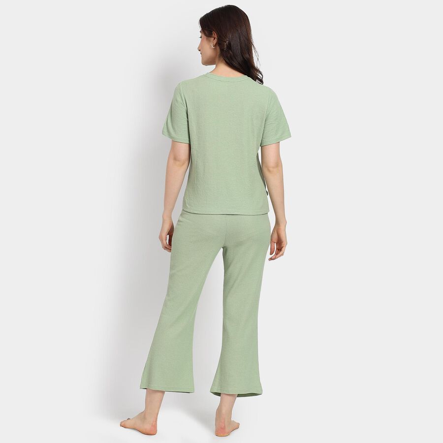 Ladies' Night Suit, Light Green, large image number null