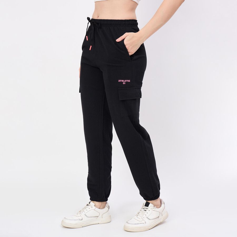 Women's Unknown Fit Minimalist Track Pants, काला, large