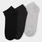 Men's Socks (Pack of 3), Charcoal, small image number null