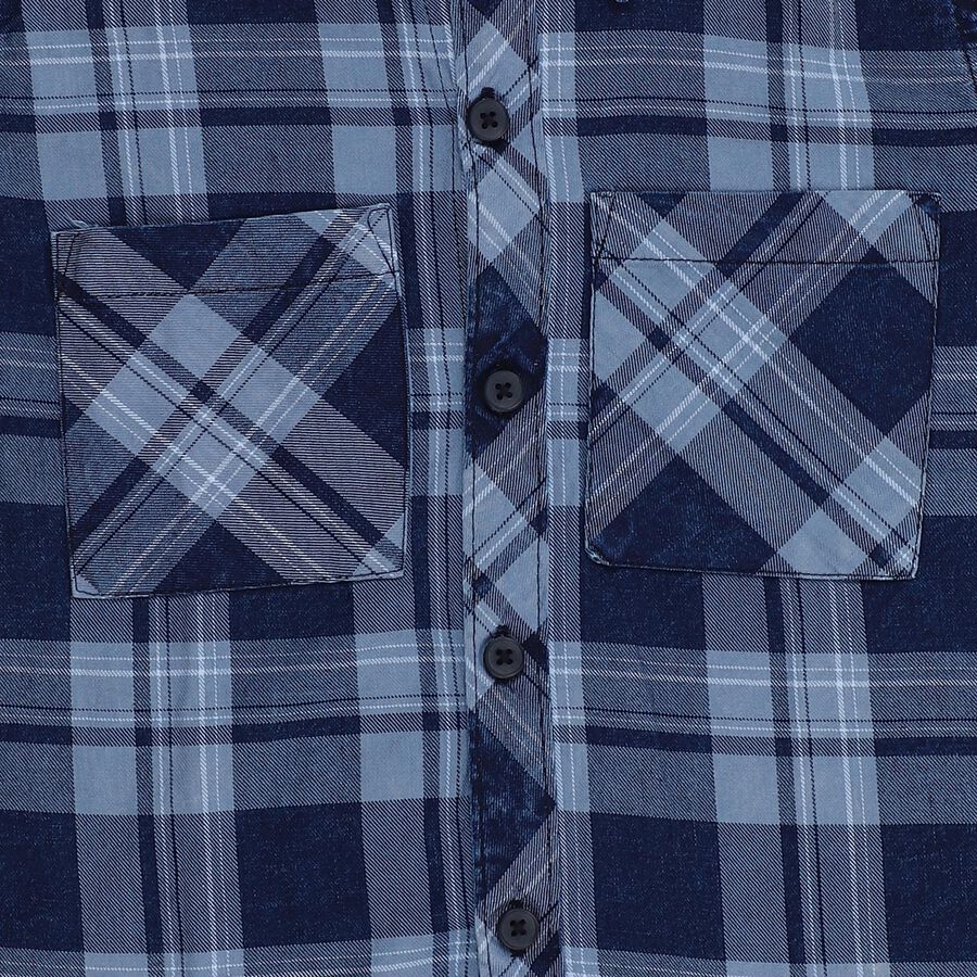 Boys' Casual Shirt, नेवी ब्लू, large image number null