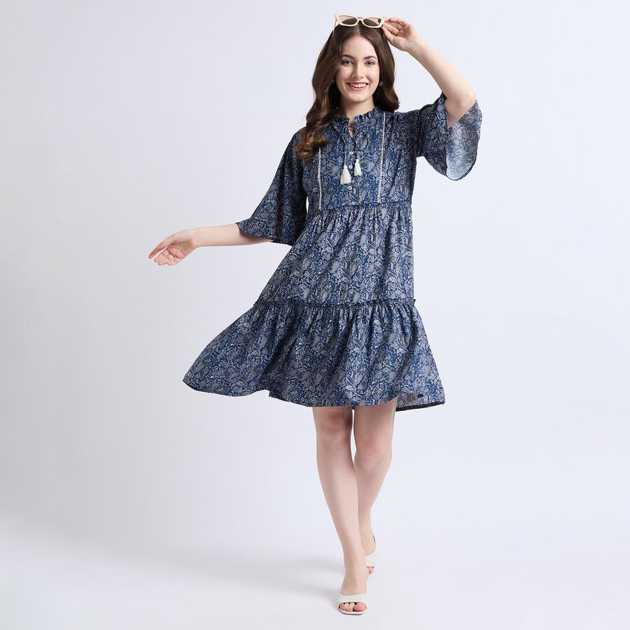 Ladies' Dress , Navy Blue, large image number null