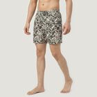 Men's Grey Relaxed Fit Printed Boxers, Light Grey, small