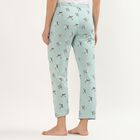 Women's Light Sage Green Regular Fit Solid Cotton Pyjama, हल्का हरा, small