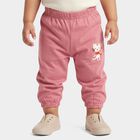 Infants' Pink Regular Fit Cartoon Printed Cotton Pyjama, Pink, small