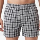 Men's Dark Grey Regular Fit Solid Boxers, Dark Grey, small