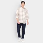 Men's 100% Cotton Casual Shirt, गहरा पीला, small