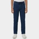 Boys' Dark Blue Regular Fit Jeans, गहरा नीला, small