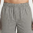 Men's Black Regular Fit Solid Boxers, Black, small