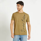 Round Neck T-Shirt, Olive, small image number null