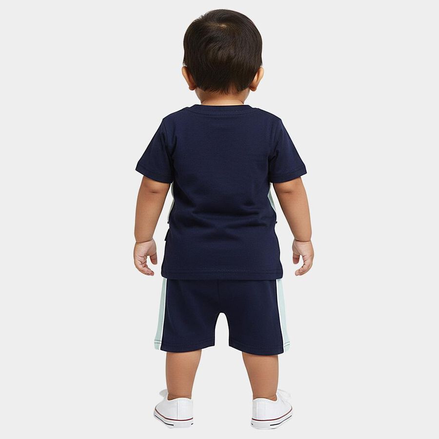 Infants' Baba Suit, Navy Blue, large image number null