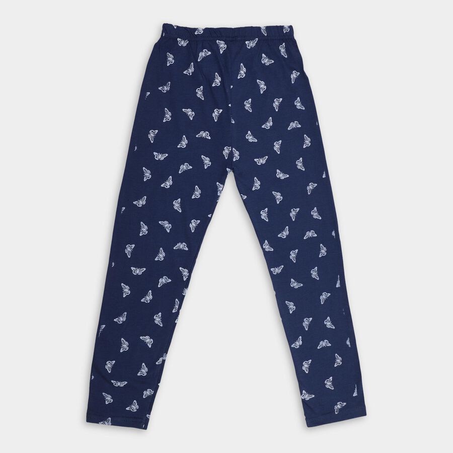 Girls' Pyjama , गहरा नीला, large image number null