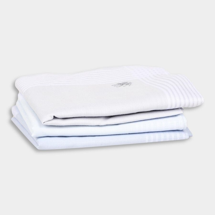 Men's 100% Cotton Hanky , हल्का नीला, large image number null