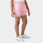 Girls' Pink Regular Fit Cotton Bloomers, Pink, small