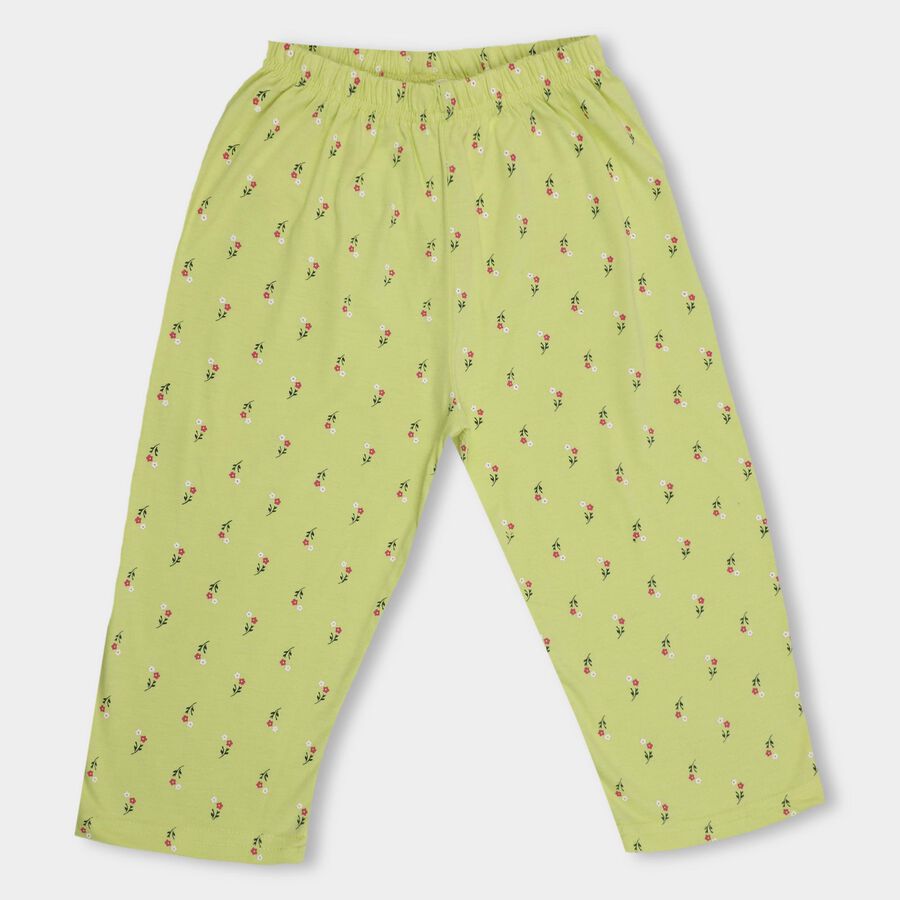Girls' Capris , Light Green, large image number null