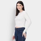 Ladies'  Crop  Top, White, small image number null