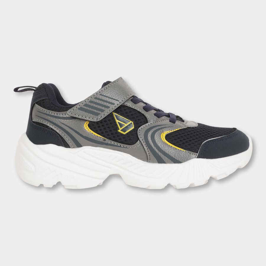 Boys' Shoes, Navy Blue, large image number null