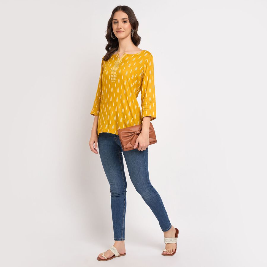 Ladies' Kurti, Mustard, large image number null