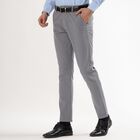 Men's Slim Fit Casual Trousers&nbsp;&nbsp;, Light Blue, small image number null