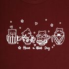 Girls' T-Shirt, वाइन, small image number null