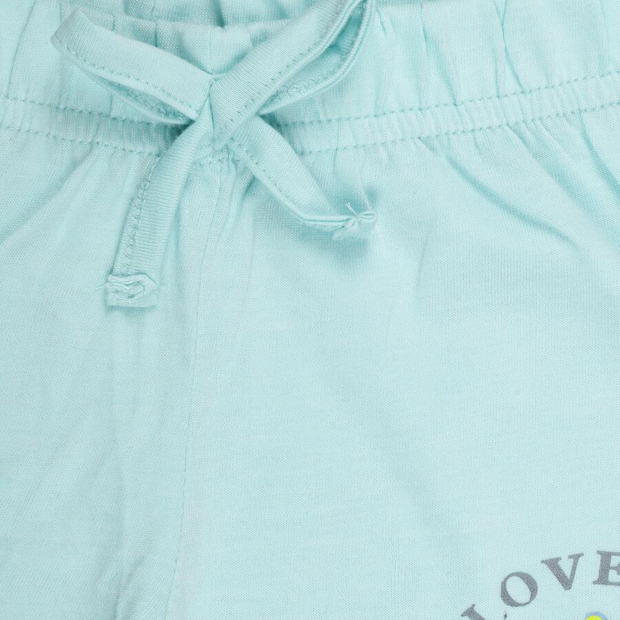 Girls' Pull Ups Shorts, एक्वा, large image number null