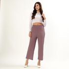 Women's Lilac Relaxed Fit Harem Pants, लाइलेक, small