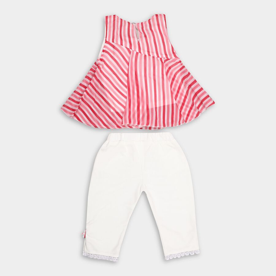 Girl's Capri Set, गुलाबी, large image number null