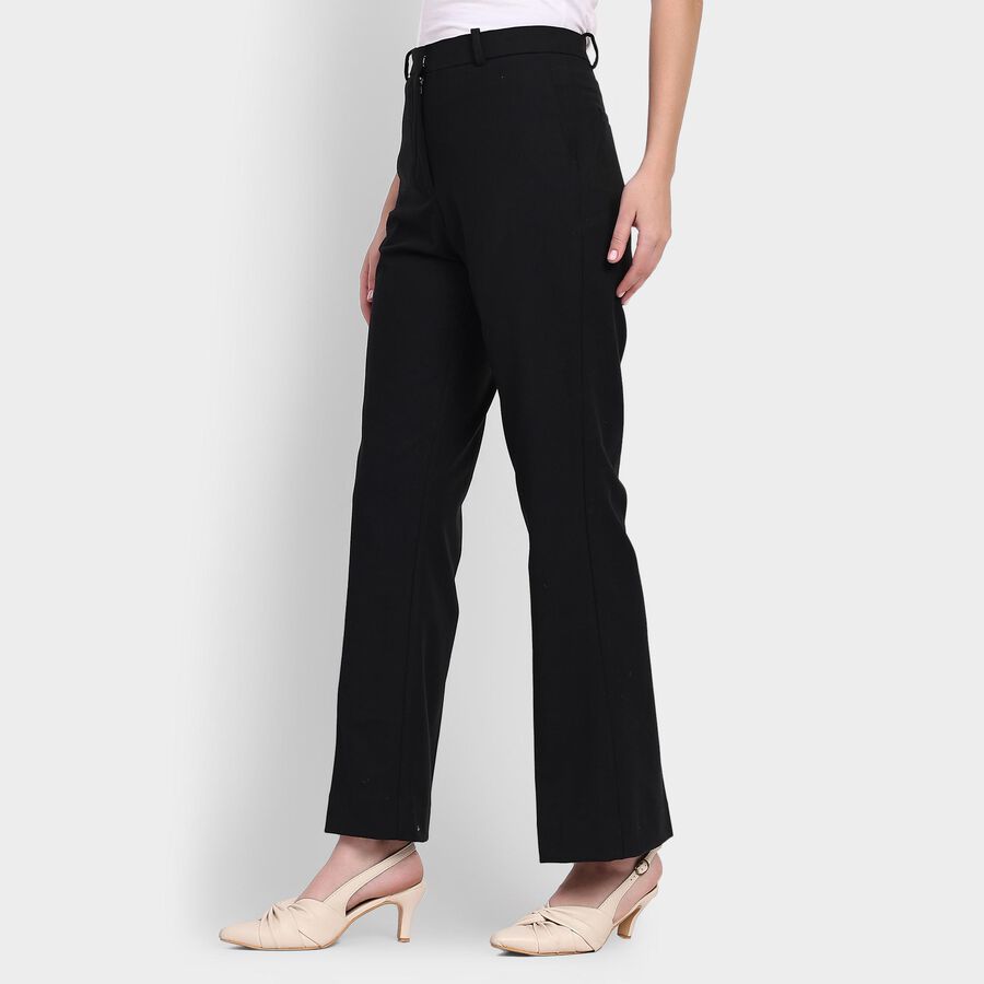 Ladies' Trousers, काला, large image number null