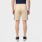 Men's Beige Regular Fit Athletic Bermuda Shorts, Beige, small