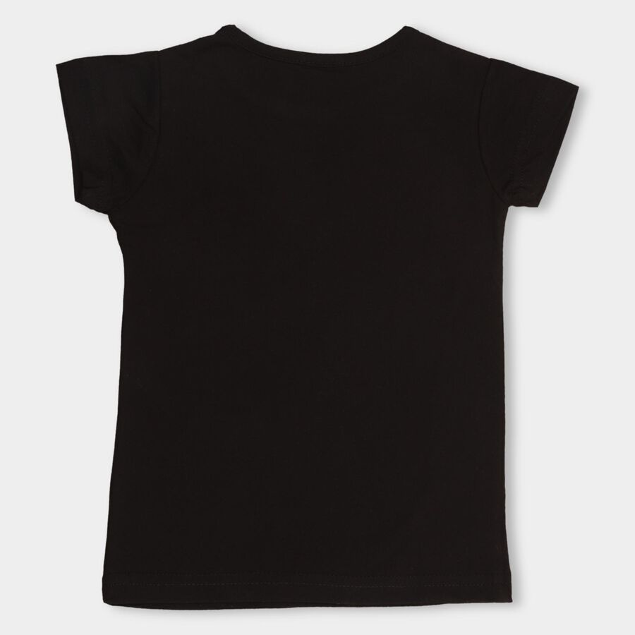 Girls' T-Shirt , Black, large image number null