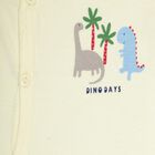 Infants Front Open T-Shirt, Yellow, small image number null