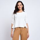 Ladies'  Crop  Top, सफ़ेद, small image number null