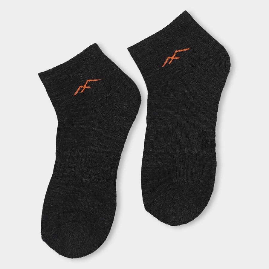 Men's Socks (Pack of 3), Charcoal, large image number null
