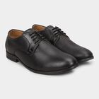 Men's Jet Black Lace-Up Formal Shoes, Black, small