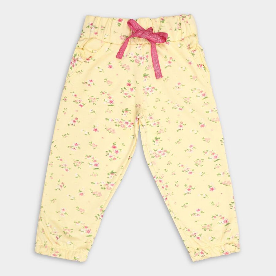 Girls' Pyjama, पीला, large image number null