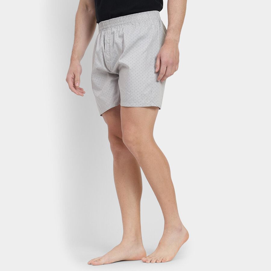 Men's 100% Cotton Boxers , हल्का ग्रे, large image number null