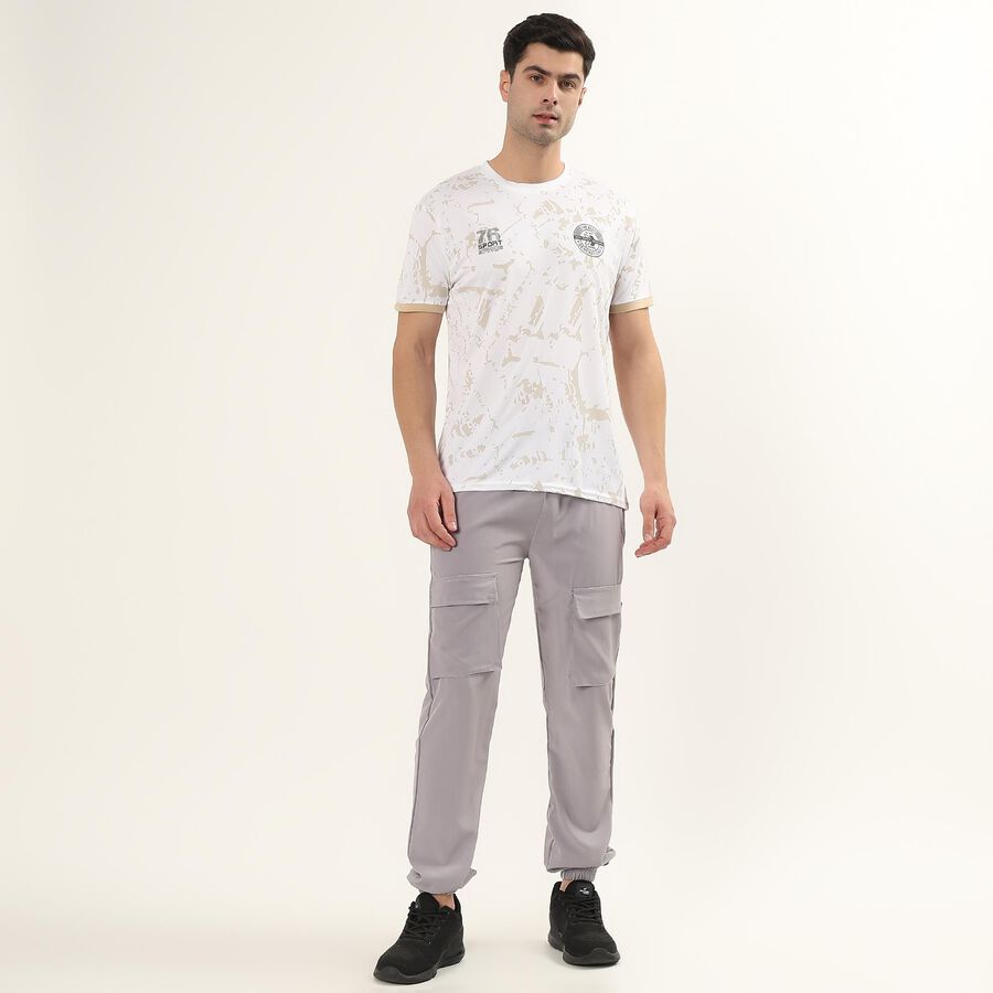 Men's Drifit T-Shirt, सफ़ेद, large